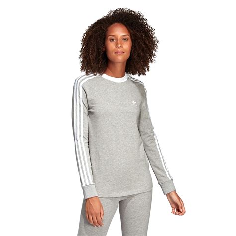 grey adidas original long sleeve men|Grey adidas Originals Long Sleeve Shirts .